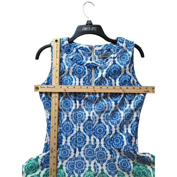 Danny & Nicole Women's Tribal Geometric Printed Fit and Flare A-Line Shift Dress - Picture 7 of 9